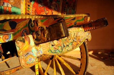 MUSEO DEL CARRETTO SICILIANO D Aumale. Fotografie di Giulio Azzarello &copy;2018.