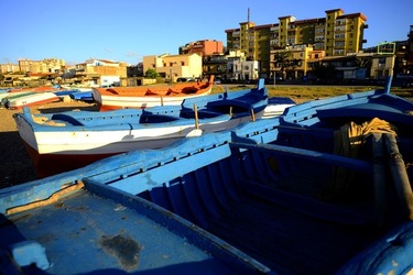 BARCHE da PESCA fotografie di Giulio Azzarello &copy;2019.