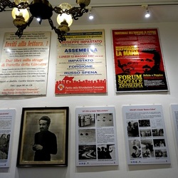 PEPPINO IMPASTATO. Fotografie di Giulio Azzarello ©2022. PEPPINO IMPASTATO. Fotografie di Giulio Azzarello ©2022.