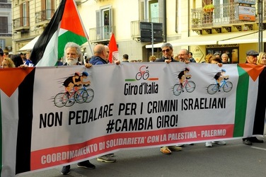 MANIFESTAZIONE per la pace in Palestina. Fotografie di Giulio Azzarello &copy;2018.