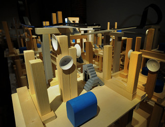 Mobile City installazione di Anne Clemence DeGrollee alla GAM di Palermo. Fotografie di Giulio Azzarello ©2017. Mobile City installazione di Anne Clemence DeGrollee alla GAM di Palermo. Fotografie di Giulio Azzarello ©2017.