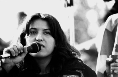 MANIFESTAZIONE per la pace nel curdistan turco. Fotografie di Giulio Azzarello &copy;2014.