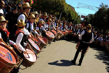 Tamburai siciliani di Agrigento. Fotografie di Giulio Azzarello &copy;2017.