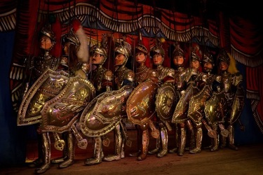OPERA dei PUPI di Mimmo e Giacomo Cuticchio. Fotografie di Giulio Azzarello ©2020. OPERA dei PUPI di Mimmo e Giacomo Cuticchio. Fotografie di Giulio Azzarello ©2020.