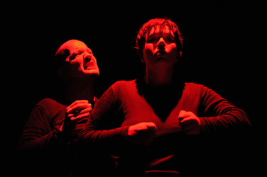 DARIO FERRARI E NINA LOMBARDINO attori italiani. Fotografie di Giulio Azzarello &copy;2014.