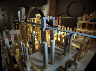 Mobile City installazione di Anne Clemence DeGrollee alla GAM di Palermo. Fotografie di Giulio Azzarello ©2017. Mobile City installazione di Anne Clemence DeGrollee alla GAM di Palermo. Fotografie di Giulio Azzarello ©2017.