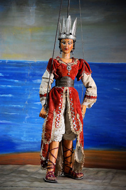 OPERA DEI PUPI dei maestri Mimmo e Nino Cuticchio. Fotografie di Giulio Azzarello &copy;2014.