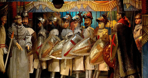 SAN FRANCESCO all Opera dei Pupi di Mimmo Cuticchio. Ogni momento fotografie di Giulio Azzarello &copy;2014.