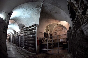 LE CATACOMBE dei cappuccini a Palermo in Sicilia. Fotografie di Giulio Azzarello &copy;2014.