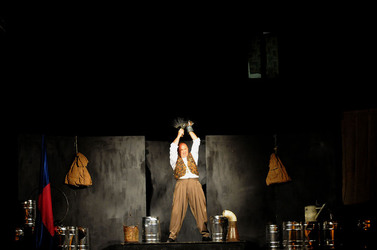 MARCO RENZI e il suo teatro. Fotografie di Giulio Azzarello ©2014.