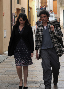 ENRICO LO VERSO famoso attore italiano di origini siciliane. Fotografie di scena e set di Giulio Azzarello &copy;2014.