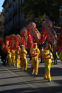 CAPODANNO CINESE panoramiche e particolari. Fotografie di Giulio Azzarello &copy;2014.