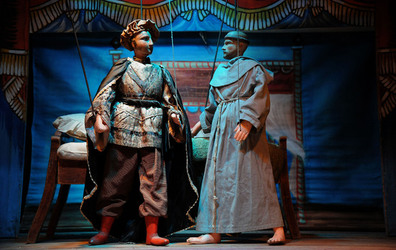 SAN FRANCESCO all Opera dei Pupi di Mimmo Cuticchio. Ogni momento fotografie di Giulio Azzarello &copy;2014.