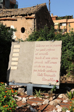 LAPIDE BORSELLINO a Palermo. Fotografie di Giulio Azzarello ©2014.