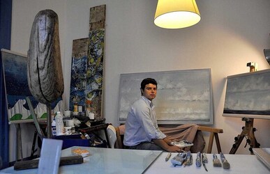 GIORNATA DEL CONTEMPORANEO artisti. Foto di Giulio Azzarello &copy;2014.