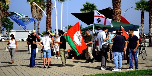 FREEDOM FLOTTILA verso Gaza da Palermo. Fotografie di Giulio Azzarello ©2018. FREEDOM FLOTTILA verso Gaza da Palermo. Fotografie di Giulio Azzarello ©2018.