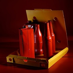 PIZZA ROSSA. Fotografia di Giulio Azzarello ©2023.