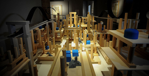 Mobile City installazione di Anne Clemence DeGrollee alla GAM di Palermo. Fotografie di Giulio Azzarello ©2017. Mobile City installazione di Anne Clemence DeGrollee alla GAM di Palermo. Fotografie di Giulio Azzarello ©2017.