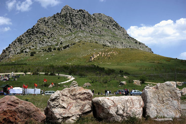 PORTELLA della Ginestra in Sicilia. Fotografie di Giulio Azzarello &copy;2014.