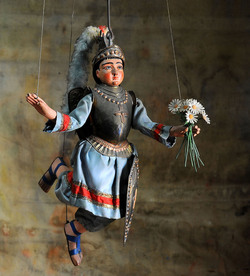 OPERA DEI PUPI dei maestri Mimmo e Nino Cuticchio. Fotografie di Giulio Azzarello &copy;2014.