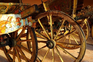 MUSEO DEL CARRETTO SICILIANO D Aumale. Fotografie di Giulio Azzarello &copy;2018.