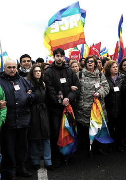 MANIFESTAZIONE per la PACE. Fotografie di Giulio Azzarello ©2014. MANIFESTAZIONE per la PACE. Fotografie di Giulio Azzarello ©2014.