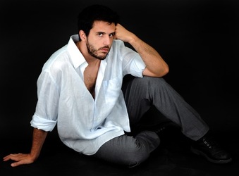 ALESSANDRO ACCARDI attore italiano. Fotografie di Giulio Azzarello &copy;2018.