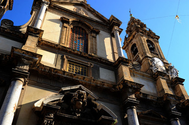CHIESA S.IGNAZIO all Olivella a Palermo. Fotografie di Giulio Azzarello ©2014.
