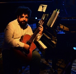 GIUSEPPE di BELLA artista musicista. Fotografie di Giulio Azzarello &copy;2020.