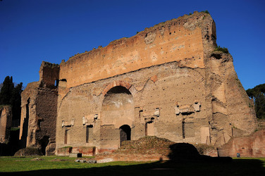 LE TERME DI CARACALLA a Roma visioni panoramiche o particolari. Fotografie di Giulio Azzarello &copy;2014.