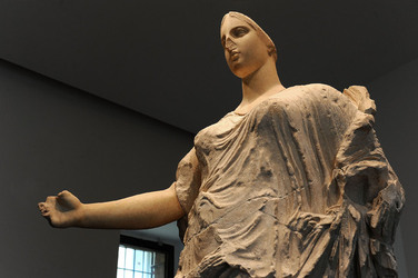 LA VENERE DI MORGANTINA e il suo ritorno dagli USA al museo archeologico di Aidone. Fotografie di Giulio Azzarello &copy;2014.