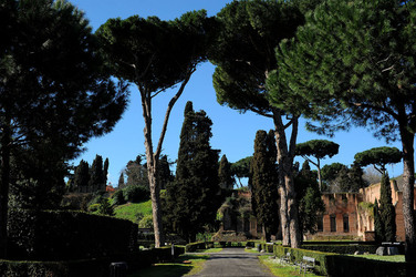 LE TERME DI CARACALLA a Roma visioni panoramiche o particolari. Fotografie di Giulio Azzarello &copy;2014.