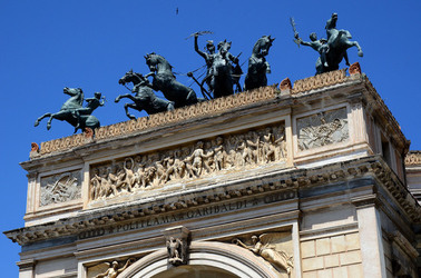 TEATRO Politeama di Palermo. Fotografie di Giulio Azzarello ©2014.