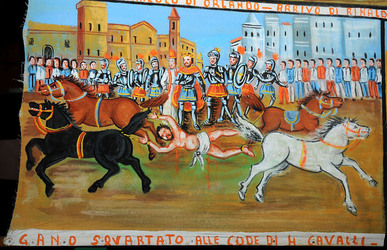 OPERA DEI PUPI dei maestri Mimmo e Nino Cuticchio. Fotografie di Giulio Azzarello &copy;2014.