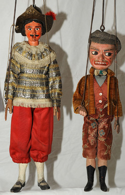 PUPI SICILIANI del 900 e dell 800. Collezione Cuticchio. Fotografie di Giulio Azzarello &copy;2014.