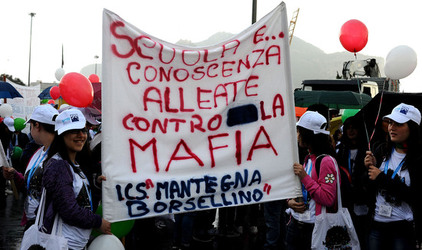 GIORNATE FALCONE E BORSELLINO a Palermo ogni anno. Fotografia di Giulio Azzarello &copy;2014.