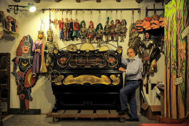 MIMMO CUTICCHIO puparo siciliano ritratti. Fotografie di Giulio Azzarello &copy;2014.