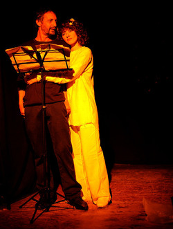 CLOCHARD uno spettacolo di e con Ludovico Caldarera. Fotografie di Giulio Azzarello &copy;2017.