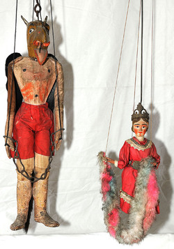 PUPI SICILIANI del 900 e dell 800. Collezione Cuticchio. Fotografie di Giulio Azzarello &copy;2014.