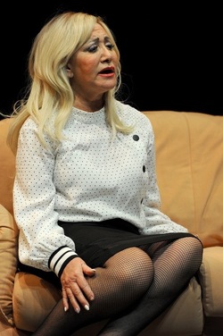 ANTONELLA RIZZO attrice siciliana italiana. Fotografie di Giulio Azzarello &copy;2018.