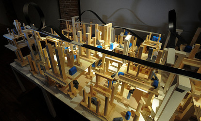 Mobile City installazione di Anne Clemence DeGrollee alla GAM di Palermo. Fotografie di Giulio Azzarello ©2017. Mobile City installazione di Anne Clemence DeGrollee alla GAM di Palermo. Fotografie di Giulio Azzarello ©2017.