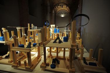 Mobile City installazione di Anne Clemence DeGrollee alla GAM di Palermo. Fotografie di Giulio Azzarello ©2017. Mobile City installazione di Anne Clemence DeGrollee alla GAM di Palermo. Fotografie di Giulio Azzarello ©2017.