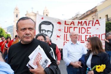 PEPPINO IMPASTATO e il suo mito. Fotografie di Giulio Azzarello ©2014.