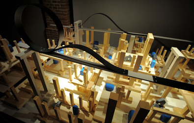 Mobile City installazione di Anne Clemence DeGrollee alla GAM di Palermo. Fotografie di Giulio Azzarello ©2017. Mobile City installazione di Anne Clemence DeGrollee alla GAM di Palermo. Fotografie di Giulio Azzarello ©2017.