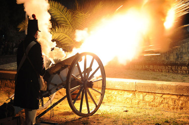 LA BATTAGLIA DI PONTE AMMIRAGLIO a Palermo lo sbarco dei mille . Fotografie di Giulio Azzarello &copy;2014.