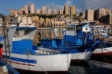 PORTO EMPEDOCLE in Sicilia. Fotografie di Giulio Azzarello &copy;2014.