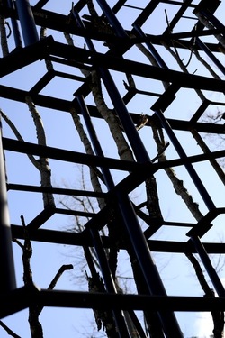 VENEZIA installazione lignea Giardini della Biennale di Arch. Cont. Fotografie di Giulio Azzarello &copy;2022.
