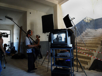 PASSO UNO un film di Miriam Rizzo con Mimmo Cuticchio. Fotografie di scena e set di Giulio Azzarello &copy;2014.