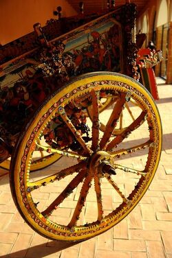 MUSEO DEL CARRETTO SICILIANO D Aumale. Fotografie di Giulio Azzarello &copy;2018.