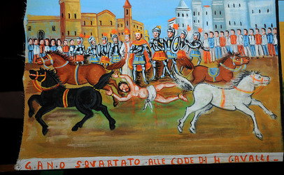OPERA DEI PUPI dei maestri Mimmo e Nino Cuticchio. Fotografie di Giulio Azzarello &copy;2014.